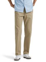 Calça Lee Extreme Motion Flat Front Regular Straight Masculina Caqui