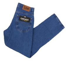 Calça Lee Jeans Tradicional Masculina 100 Algodão Reta.