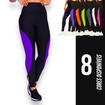 Calça Leg Legging REDINHA Cintura Alta Fitness Treino Casual Corrida Academia Cores 654