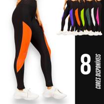 Calça Leg Legging REDINHA Cintura Alta Fitness Treino Casual Corrida Academia Cores 654