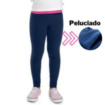 Calça Leg Térmica Infantil Juvenil Flanelada Peluciada