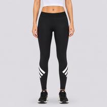 Calça Legging 3 Listras Feminina Preta Calça Legging 3 Listras Feminina Preta