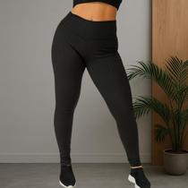 Calça Legging 3D Academia Cintura Alta Fitness Poliéster