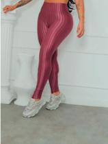 Calça Legging 3D Cintura Alta Academia Fitness