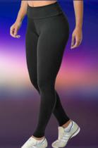 Calça Legging Academia Preta Suplex Basica Cintura Media pp,p,m,g,gg,g1