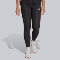Calça Legging Adidas 3 Stripes Feminina Preta e Branca
