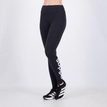 Calça Legging Adidas Logo Linear I Feminina Preta Calça Legging Adidas Logo Linear I Feminina Preta