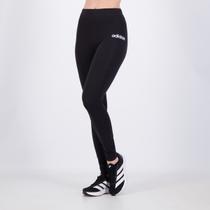 Calça Legging Adidas Logo Linear SJ Feminina Preta Calça Legging Adidas Logo Linear SJ Feminina Preta