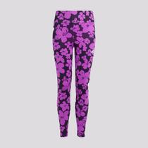 Calça Legging Adidas Printed Juvenil Roxa