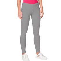 Calça Legging Algodão Malwee 1000026301 Moletom - Cinza