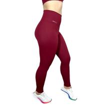 Calça Legging Básica Casual Suplex Academia Vermelho