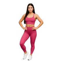 Calça Legging BÁSICA COLORIDA Leg Fitness Academia Corrida Feminina Cintura Alta 577