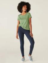 Calça Legging Básica Feminina Cintura Média em Algodão com Cós Elástico - Malwee