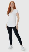 Calça Legging Básica Feminina em Algodão - Malwee