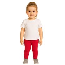 Calça Legging Básica Infantil Bebê Menina Brandili Calça Legging Básica Infantil Bebê Menina Brandili