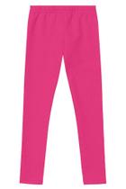 Calça legging básica infantil menina em molecotton Brandili-Rosa Calça legging básica infantil menina em molecotton Brandili-Rosa