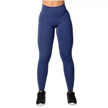 Calça Legging Basica Poliamida Lisa Cintura Alta