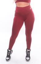Calça Legging Básica Vinho