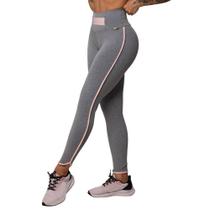 Calca Legging Belt Empina Bumbum Mescla Moving Fitness