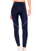 Calça Legging Body For Sure 4277 Feminina Contrastes Poliamida T. P/GG