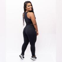 Calça Legging c/ Laço Preto Calça Legging c/ Laço Preto