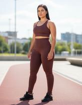 Calça Legging Canelada Fit Feminino Respiravel