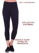 Calça Legging Capri Curta K2B Cintura Alta Cós de 7cm Original Calça Legging Capri Curta K2B Cintura Alta Cós de 7cm Original