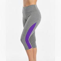 Calça Legging Capri Dry Feminina Academia Fitness Feminino Cor:BrancoTamanho:M