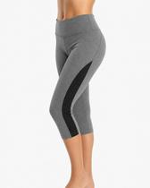 Calça Legging Capri Dry Feminina Academia Fitness Feminino Cor:BrancoTamanho:M