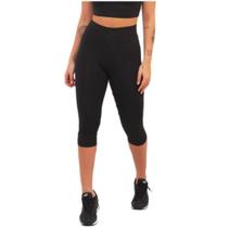 Calça Legging Capri Suplex Grosso P M G GG Cintura Alta Fitness Feminino Academia