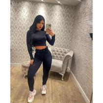Calça Legging Chapa Barriga e Empina Bumbum Pavanelli Calça Legging Chapa Barriga e Empina Bumbum Pavanelli