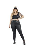 Calça legging cirré com bolso lateral graphene g0996