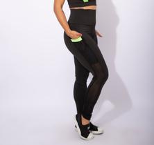 Calça Legging Com Bolso Fitness Academia Feminina Cintura Alta F7 NEW STYLE