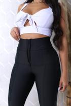 Calça legging com cinta