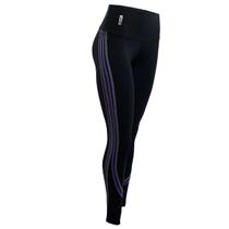 Calça legging com friso DA modas fitness academia ginastica aeróbica proteção UV - feminina