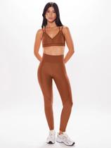 Calca legging com recortes body for sure Calca legging com recortes body for sure