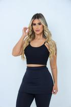 Calça Legging Com Saia Evangelica Academia Dança