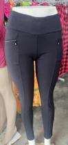 Calça legging com zíper Calça legging com zíper