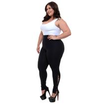 Calça legging compressora ilhós Calça legging compressora ilhós