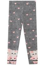 Calça Legging Coração Cat Kukiê Calça Legging Coração Cat Kukiê