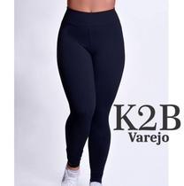 Calça Legging Cós Alto K2b -original, Não Fica Transparente