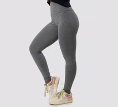 Calça Legging Cós Alto Lisa Fitness Academia Feminina Calça Legging Cós Alto Lisa Fitness Academia Feminina