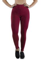 Calça Legging Cós Alto Lisa Fitness Academia Feminina