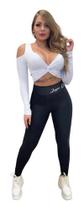 Calça Legging De Cirrê Luxxo Calça Legging De Cirrê Luxxo