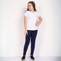 Calça legging de poliamida infantil 2 ao 18