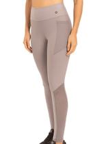 Calça Legging Delrio Sport V660422 Feminina Recorte e Bolsos Poliamida T. P/GG Calça Legging Delrio Sport V660422 Feminina Recorte e Bolsos Poliamida T. P/GG