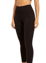 Calça Legging Delrio Sport V662224 Feminina Recorte Canelado Poliamida T. P/GG Calça Legging Delrio Sport V662224 Feminina Recorte Canelado Poliamida T. P/GG