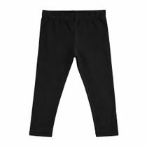 Calça Legging Elian Infantil Menina Basica Cotton Lisa Preta e Marinho 50005 -