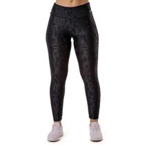 Calça Legging Elite Texturizada Feminina - Preto