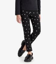 Calça Legging em Molecotton Rovi Kids Preto